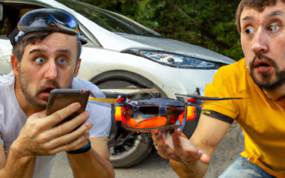 Test driving a drone