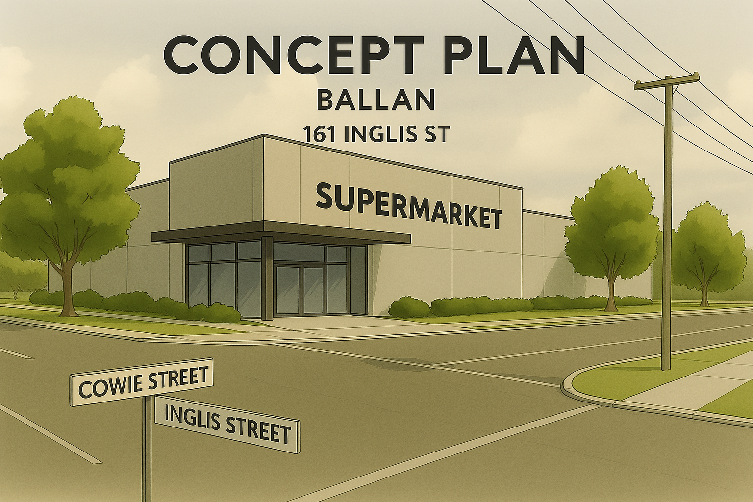Commercial, Concept plan