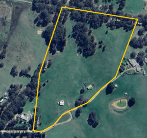 Zoomed In View Only Including McIntoshs Lane East